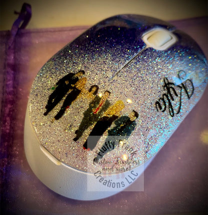 Glitter wireless mouse