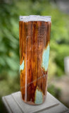 Woodgrain geode 20oz skinny