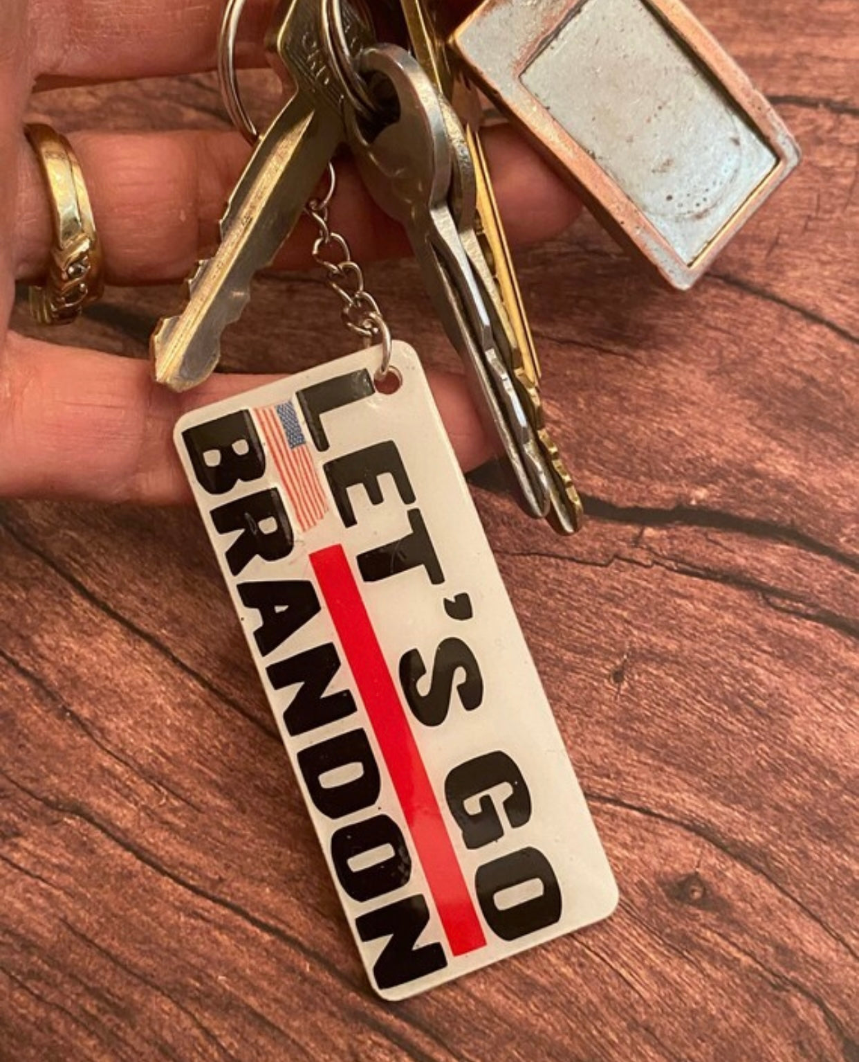 Let’s go Brandon (FJB) keychain