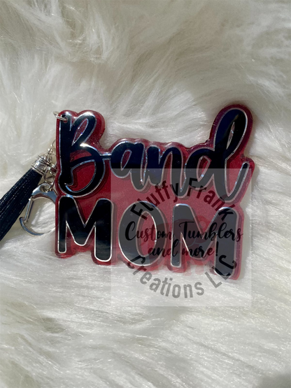 Band Mom Acrylic Keychain