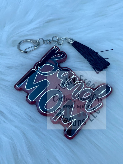 Band Mom Acrylic Keychain