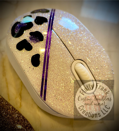 Glitter wireless mouse